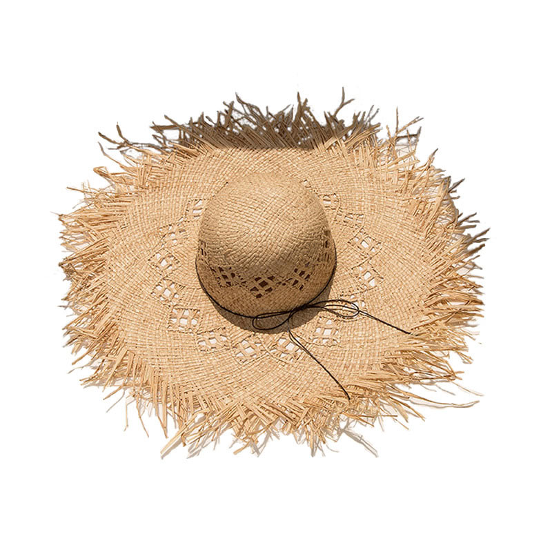 New Arrival Lady Lehká váha Raffia Summer Sun Klobouk